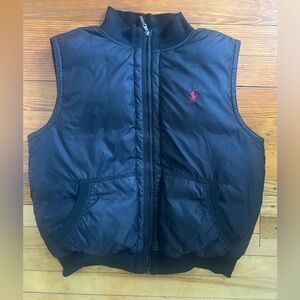 Polo Ralph Lauren Black Down Vest XL